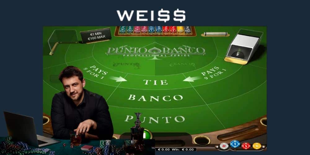 Začnite s Baccarat Punto Banco vo Weiss Casino