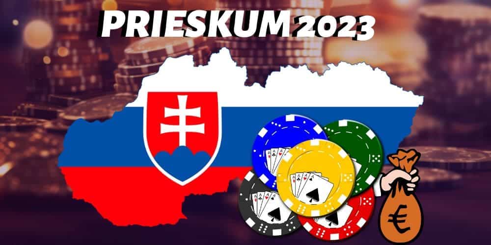 Prieskum - Koľko míňajú Slováci na Online Kasína v roku 2023?