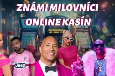 Známe osobnosti, ktoré milujú online kasína: Tajné vášne celebrit