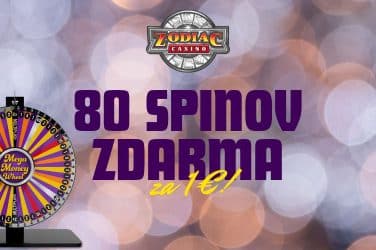 Casino Zodiac - 80 Spinov Zdarma už za 1€ Vklad!