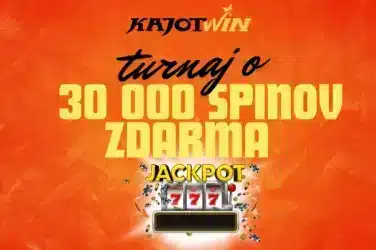 Bláznivý Turnaj v Kajot Win - Vyhrajte 30 000 Spinov Zdarma