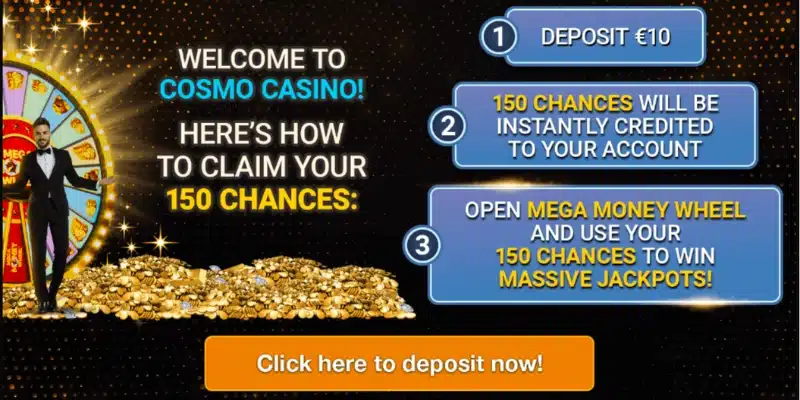 Jackpoty v Cosmo Casino