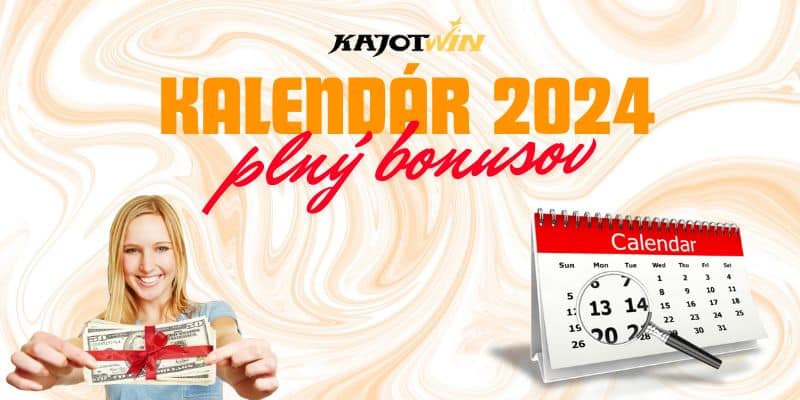 Zimný Bonusový Kalendár 2024 v KajotWin - 2007€ + 207 Free Spinov!