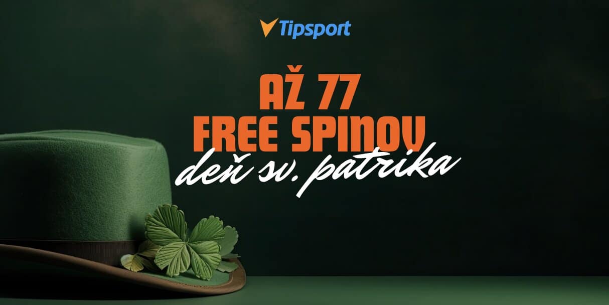 Oslávte Deň Svätého Patrika v Tipsporte a Získate 77 Free Spinov!