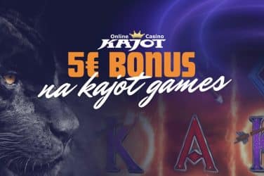 Skvelá Šanca Získať 5€ na Kajot Games len za Registráciu!