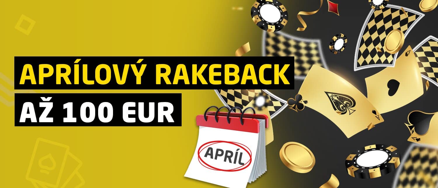 Aprílový Rakeback v SynotTip Casino až 100€